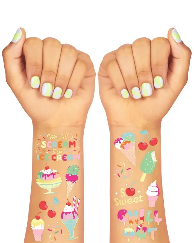Chill Out Tats – 56 Foil Temporary Tattoos