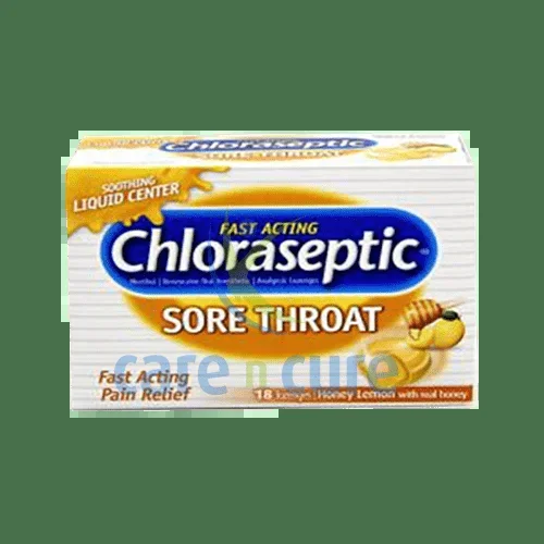 Chloraseptic Lozenges Honey – Lemon – 18 Pieces
