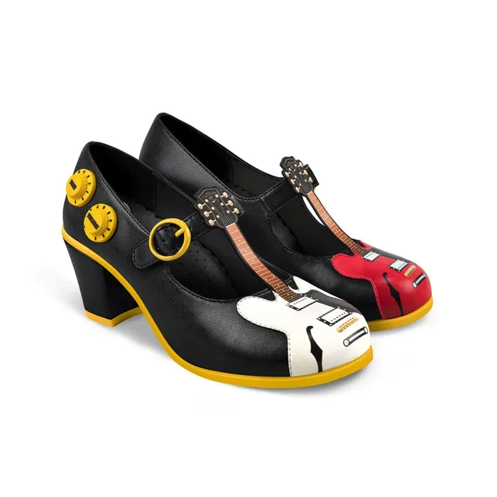 Chocolaticas® Mid Heels Classic Rock Women’s Mary Jane Pump