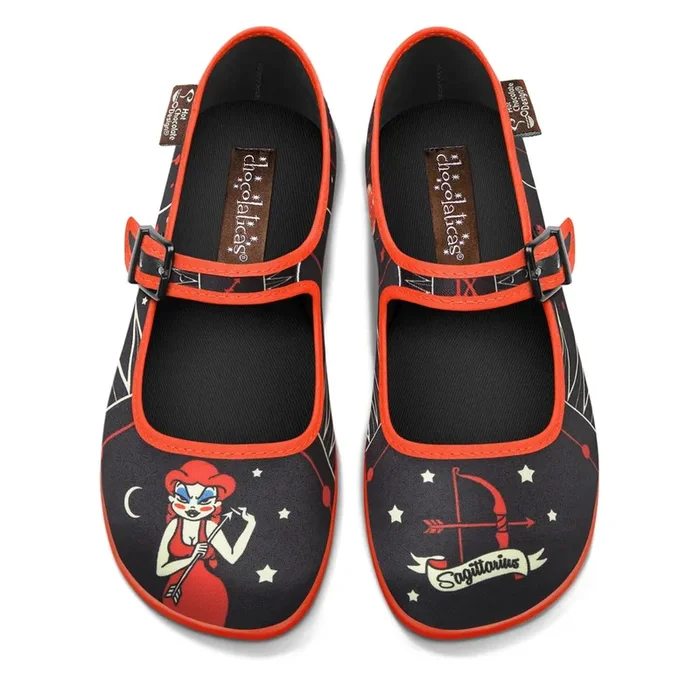 Chocolaticas® Sagittarius Women’s Mary Jane Flat
