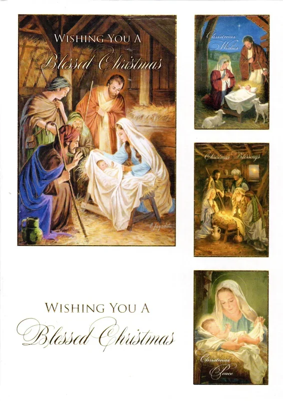 Christmas Cards – Boxed Wishing You a Blessed Christmas 9188