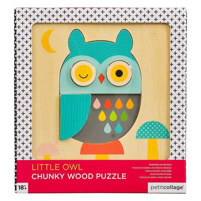 Chunky Wooden Puzzle – Little Owl