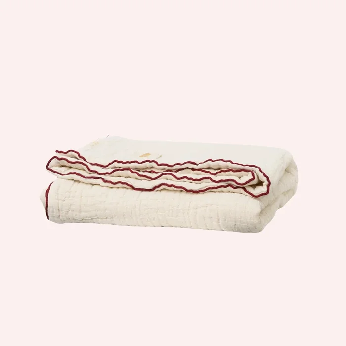 Classic Cotton Baby Blanket – White