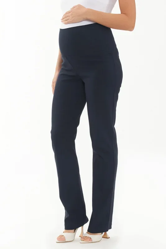 Classic Straight Leg Umstandshose navy