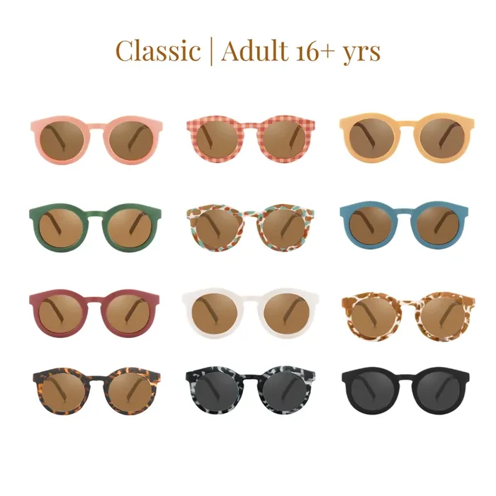 Classic | Sustainable Sunglasses | Plant-based Bendable Polarized – Adult | 16+ Y
