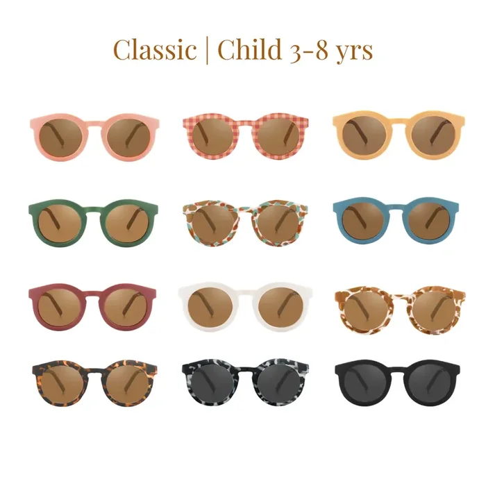 Classic | Sustainable Sunglasses | Plant-based Bendable Polarized – Child | 3-8 Y