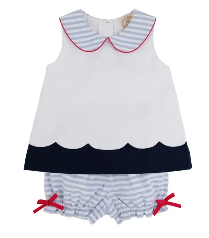 Colleen’s Colorblock Set | Worth Ave White + Navy