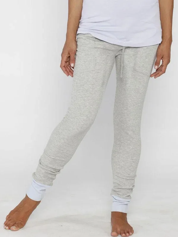 Comfortable Maternity PJ Sleepwear Pants – Light Grey