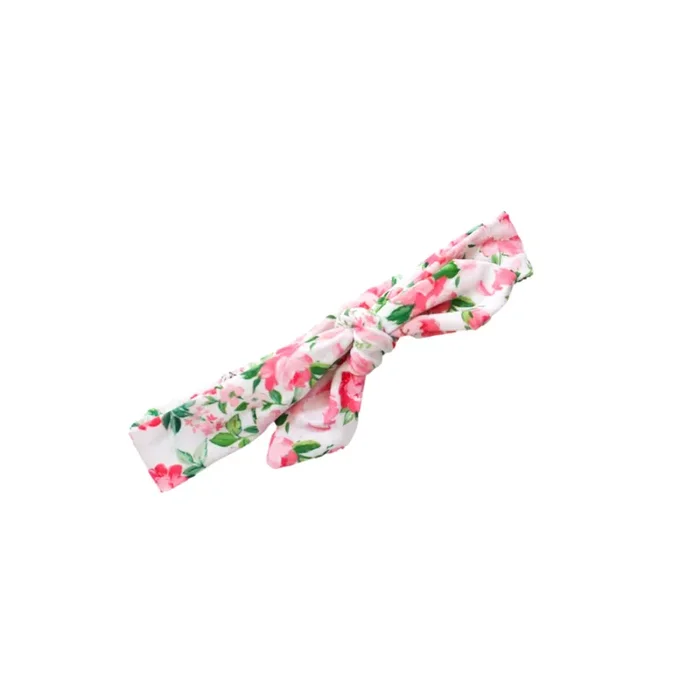 Coral Floral Headwrap