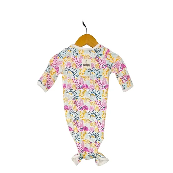 Coral Reef Printed Gown In Sustainable Fabric