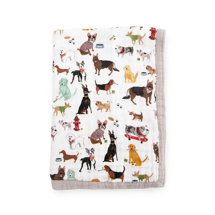 Cotton Muslin Baby Quilt – Woof
