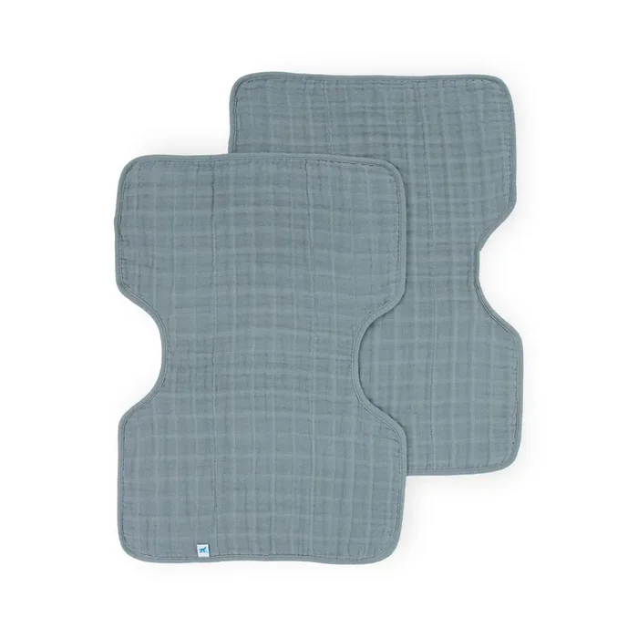 Cotton Muslin Burp Cloth 2 Pack – Sea
