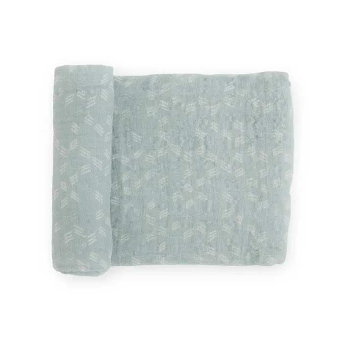 Cotton Muslin Swaddle Blanket – Misty Field