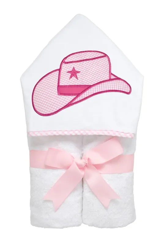 Cowgirl Hat Everykid Towel, pink