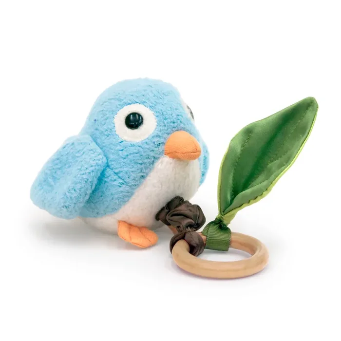 Crawling Critter Teething Toy – Blue Birdy