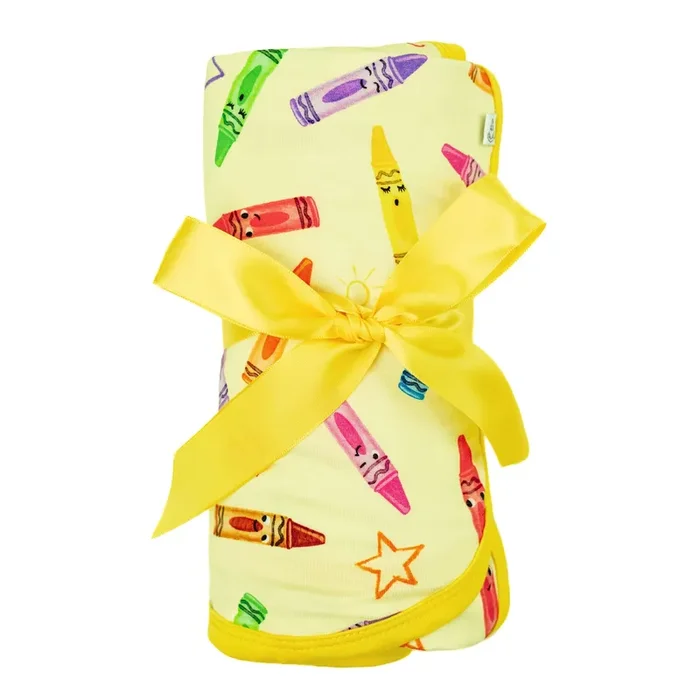 Crayon Crew | Bamboo Swaddle Blanket