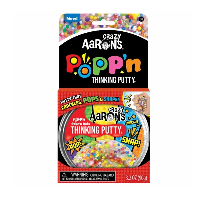 Crazy Aaron’s Popp’N Poke ‘N Dots Thinking Putty