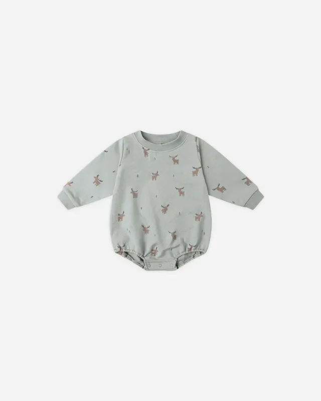Crewneck Bubble Romper | Moose