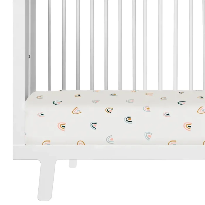 Crib Fitted Sheet With Pillowcase – Over The Rainbow