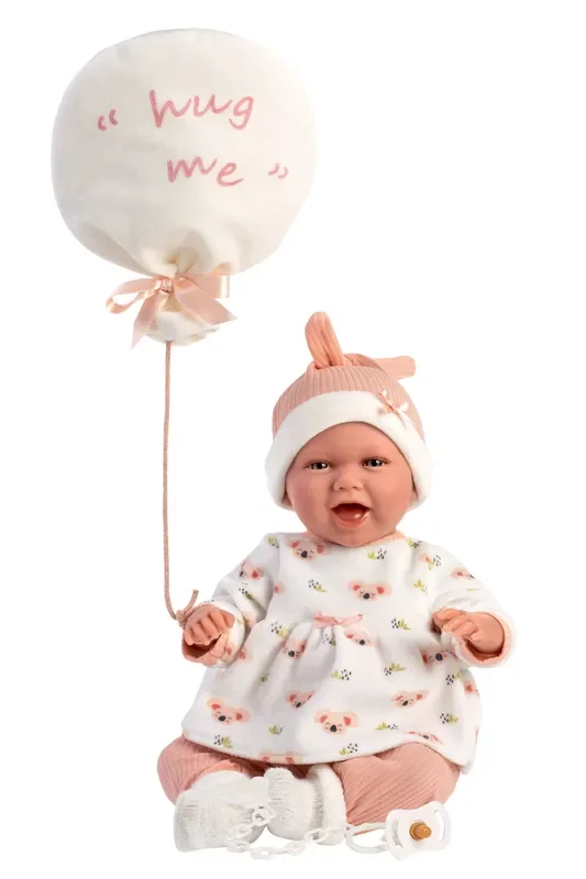 Crying Newborn Doll with Balloon | Soft Body 16.5 ” | Payton
