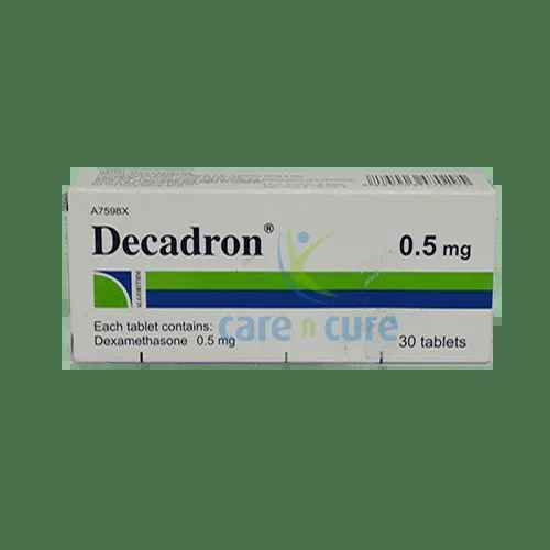 Decadron 0.5 mg Tablets 30’s (Original Prescription Is Mandatory Upon Delivery)