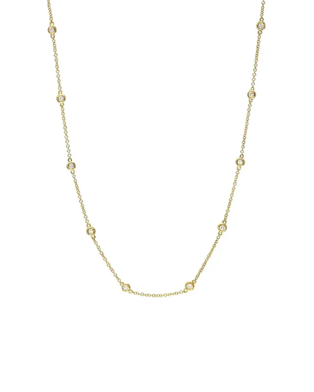 Diamond By The Yard Necklace