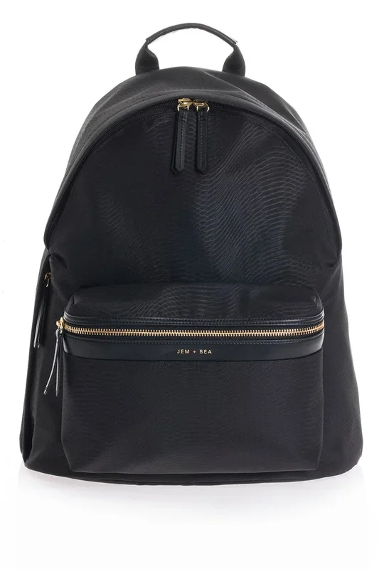 Diaper backpack python print black