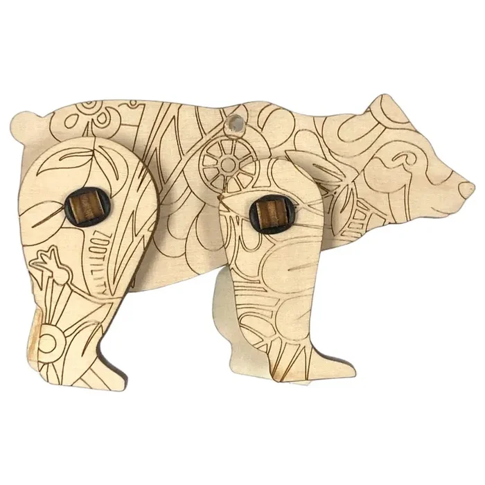 DIY Wooden Coloring Kit – Bear