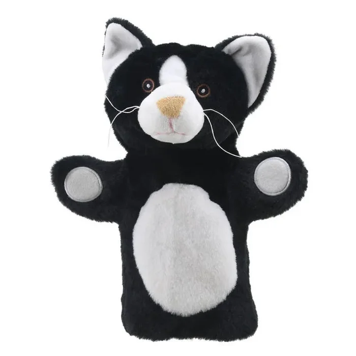 ECO Animal Buddies Hand Puppet – Cat (Black and White)