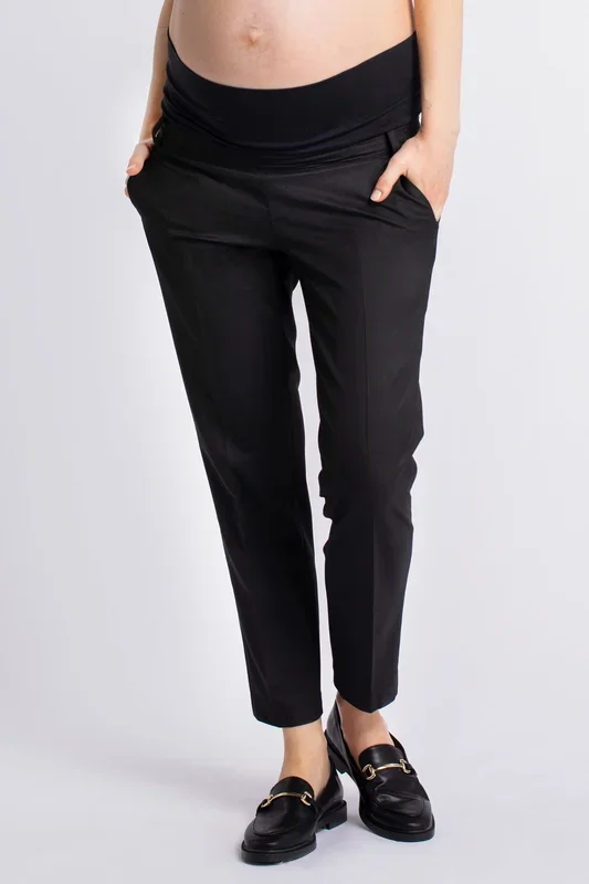 Eco Business maternity trousers with crease