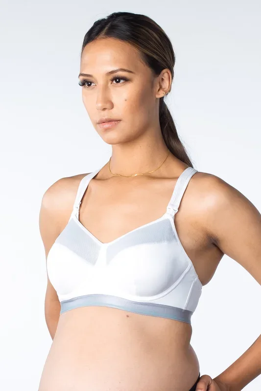 Eco Full Cup Sport Nursing Bra white