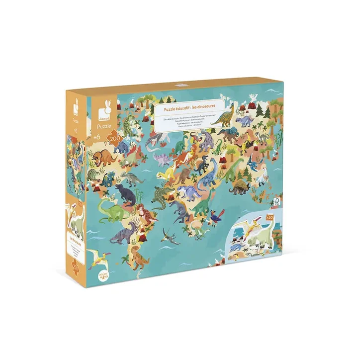 Educational Puzzle – The Dinosaurs – 200 Pcs