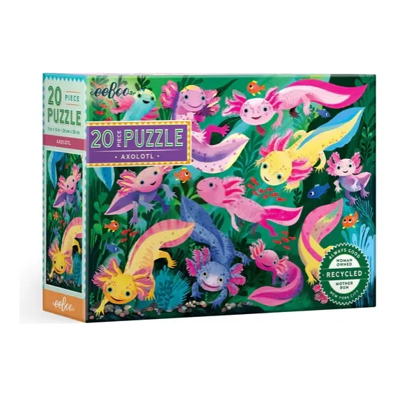 eeBoo Axolotl Puzzle 20pc