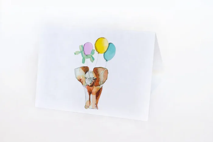 Elephant Enclosure Card