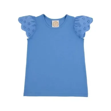 Ellens Eyelet Top Barbados Blue