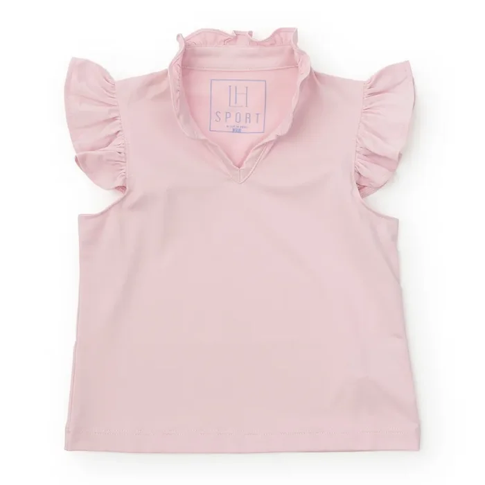 Ellie Girls’ Sleeveless Performance Top By Lh Sport – Light Pink