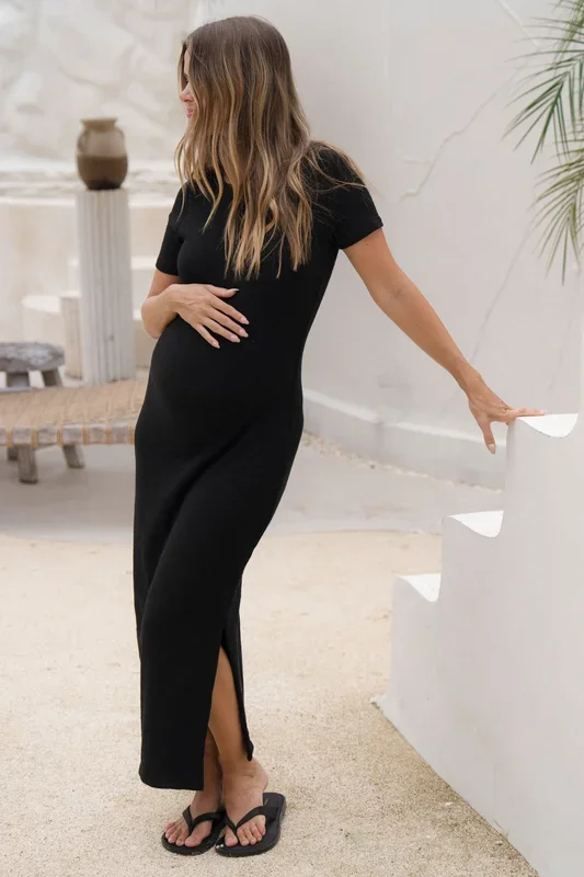 Epitome Short Sleeve Dress – Black