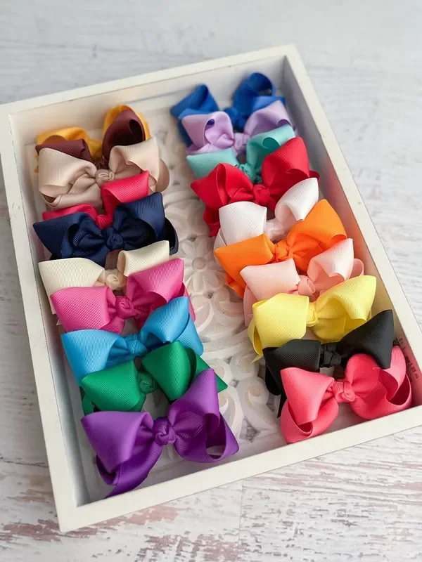 Essential Grosgrain Hair Bow – Alligator Clip – 4 “