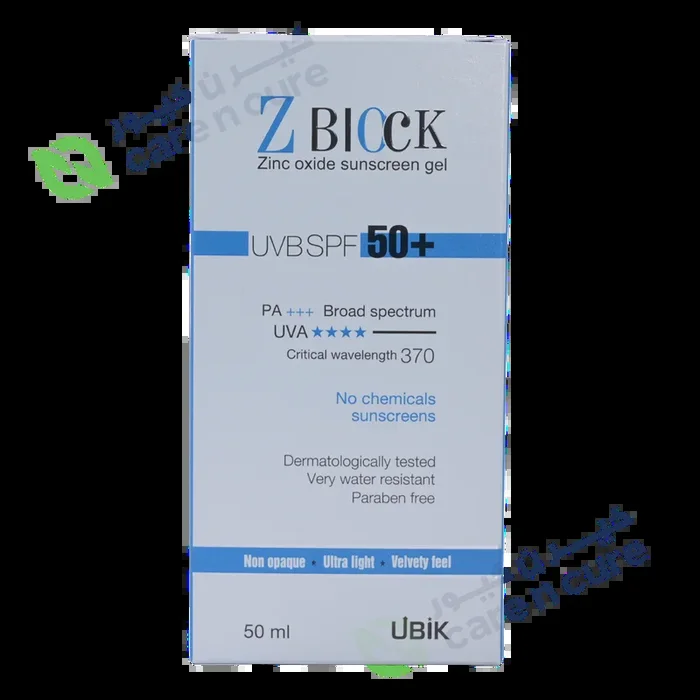 Ethicare Z Block Spf50+ Sunscreen Gel 50 gm
