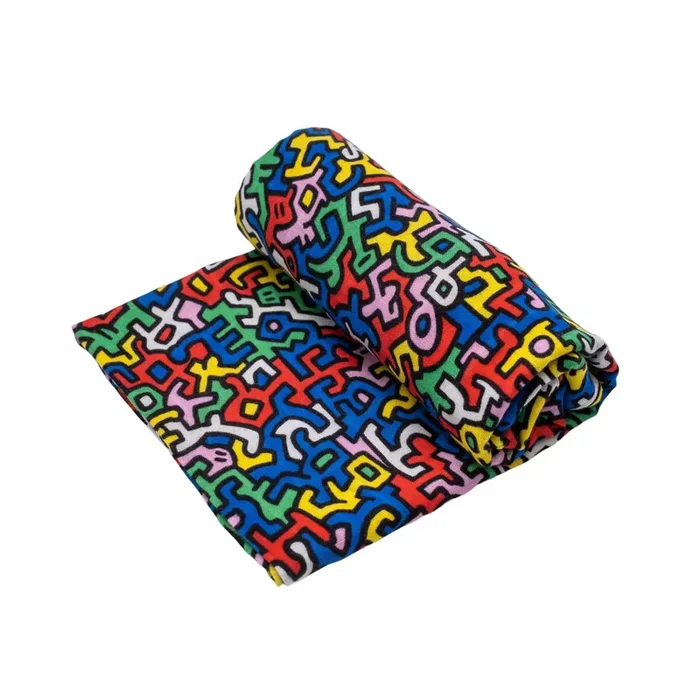 Etta Loves X Keith Haring Xl ‘brazil’ Muslin – For 5+ Month Old Babies