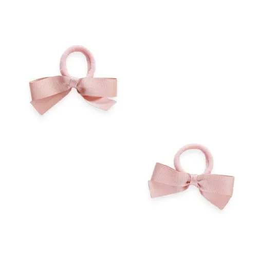 Eva’s House Grosgrain Hair Tie Set- Ballet Pink