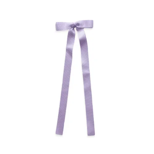 Eva’s House Grosgrain Long Tail Bow- Lavender