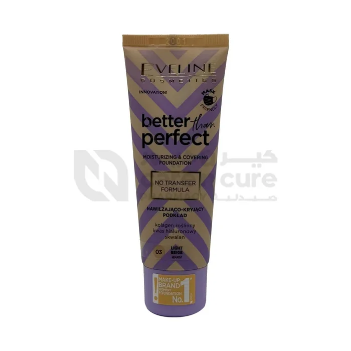 Eveline Better Than Perfect Foundation No 03 Light Beige 30 ml