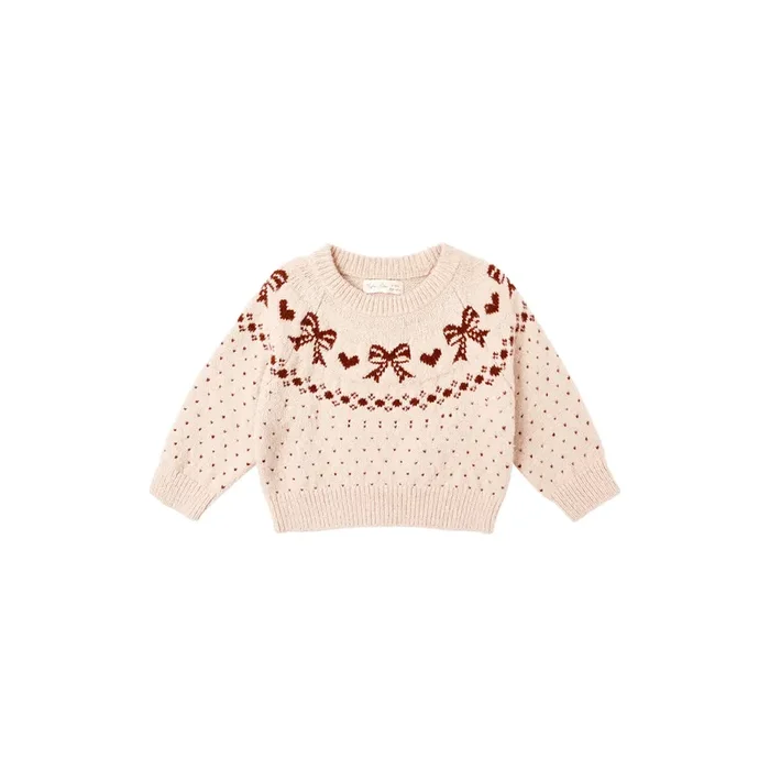 FAIR ISLE SWEATER || BOWS