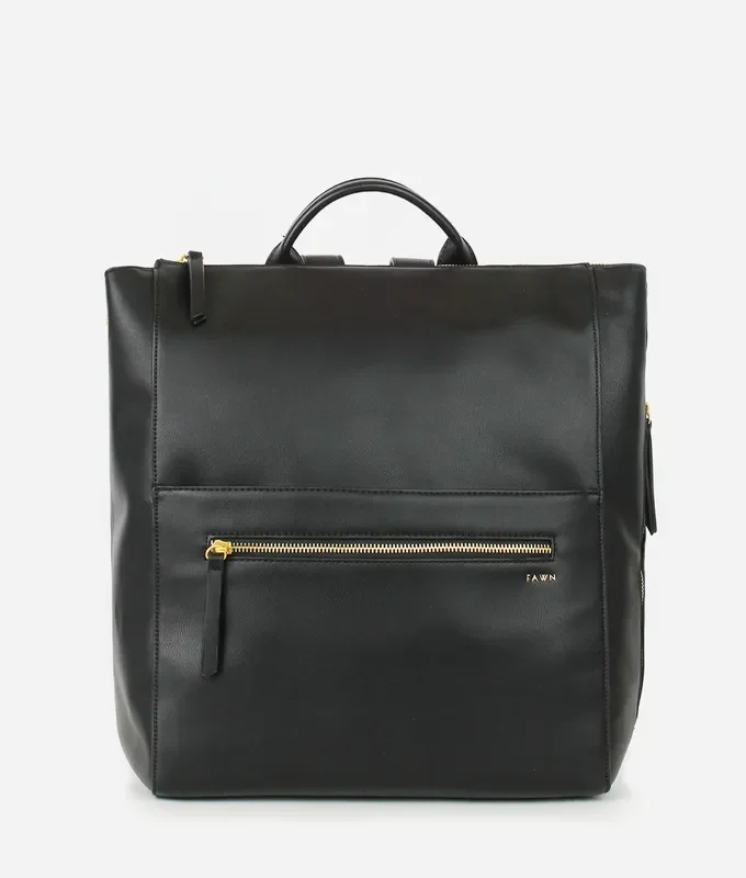 Fawn Design The Square Diaper Bag in Black