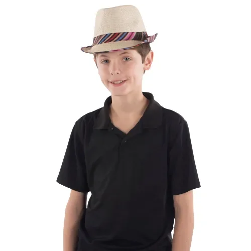 Fedora With Colorful Band