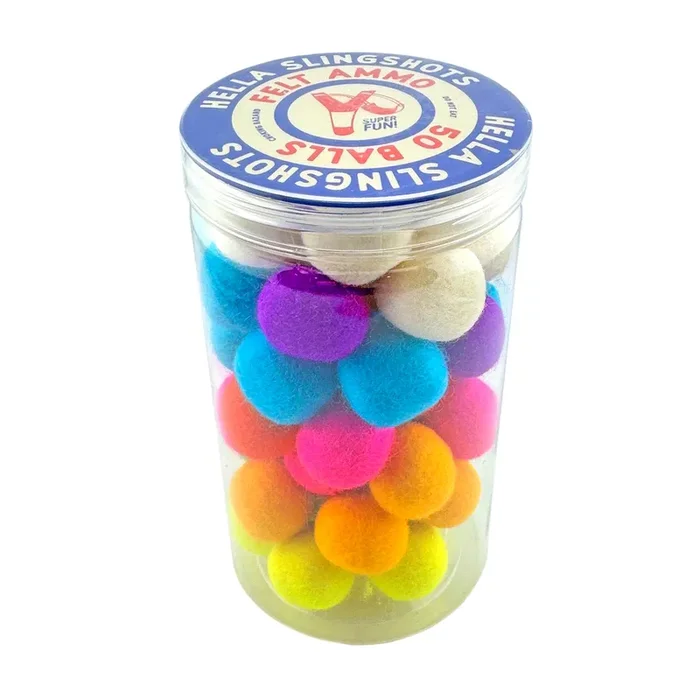 Felt Ball Slingshots Ammo – 50 Balls