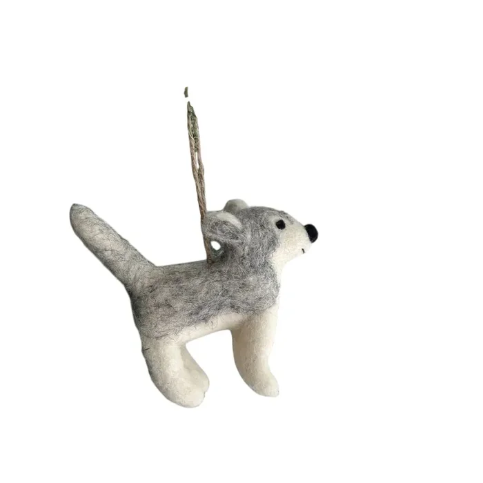Felt Ornament – Husky