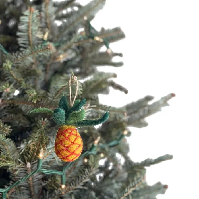 Felt Ornament – Pineapple