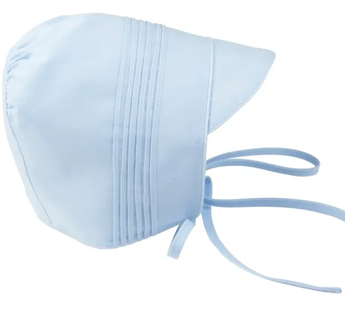 Feltman Brothers Blue Pintucked Bonnet